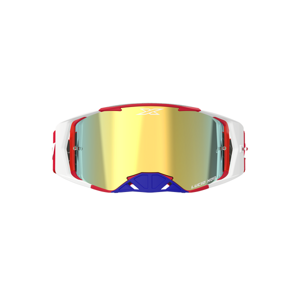 Lucid Goggle LUCID TM RWB - Gold Mirror Lens - EKS Brand