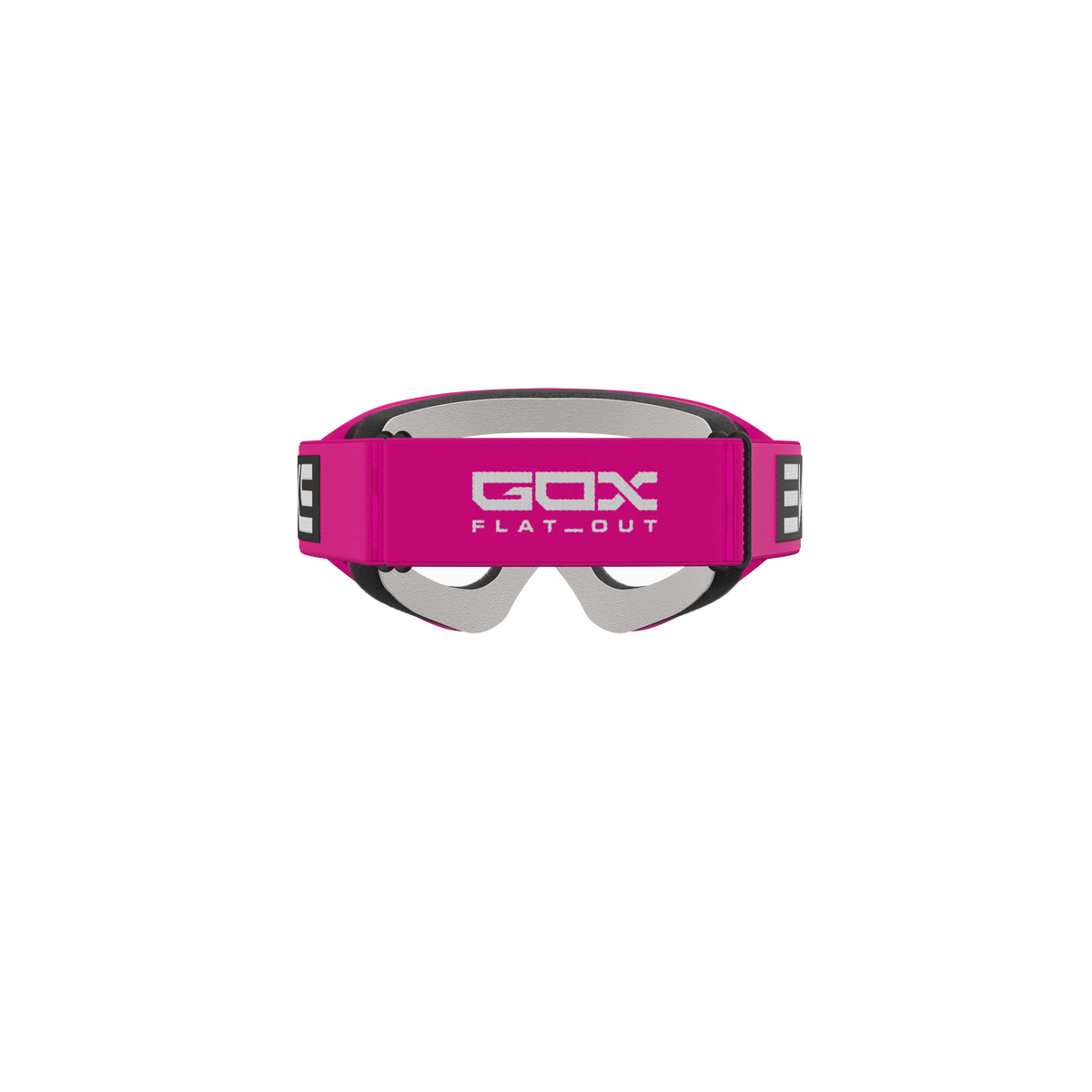 GOX Flat-Out Goggle EKS Flo Pink - Blue Mirror