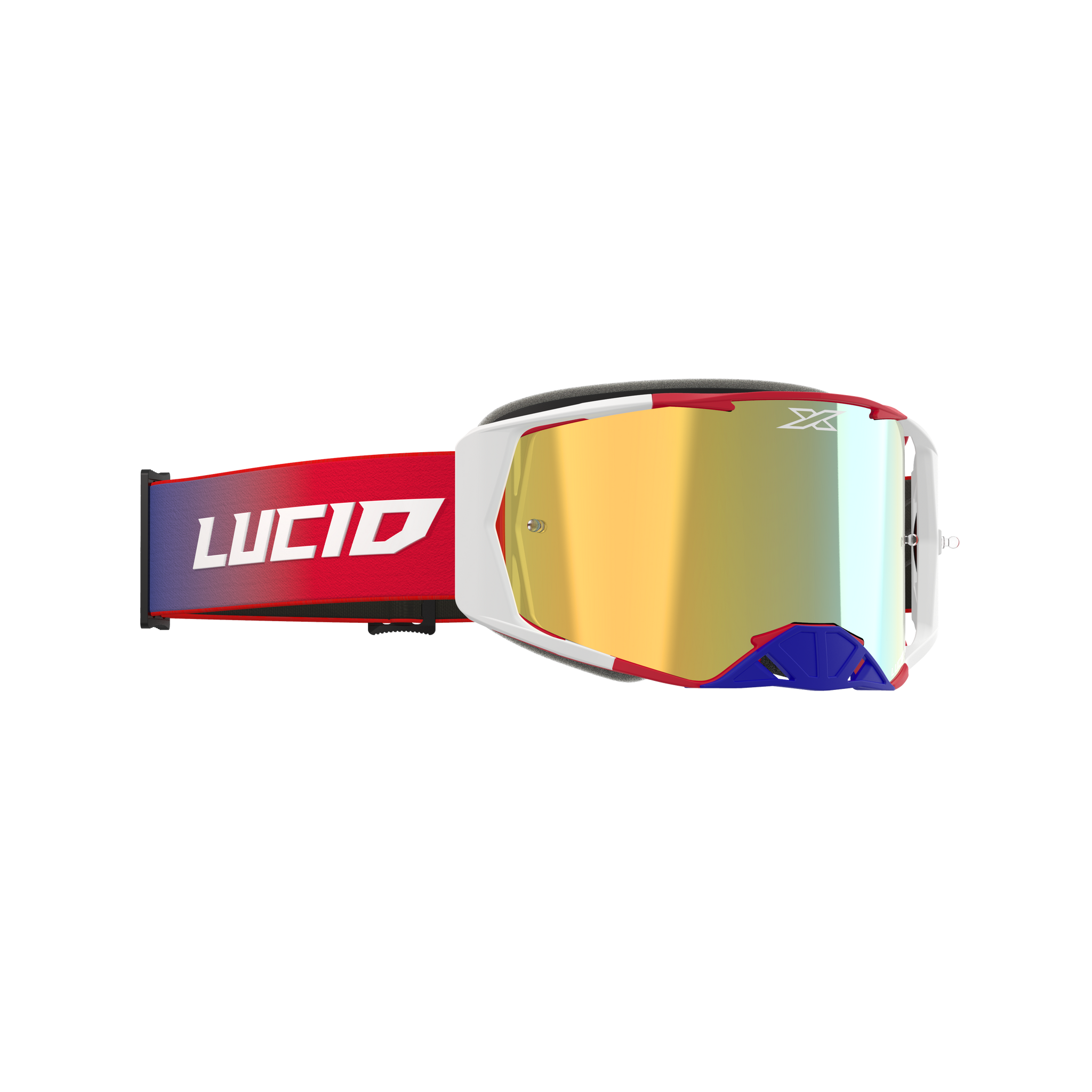 lucid dreams goggles Lucid Goggle LUCID TM RWB - Gold Mirror Lens