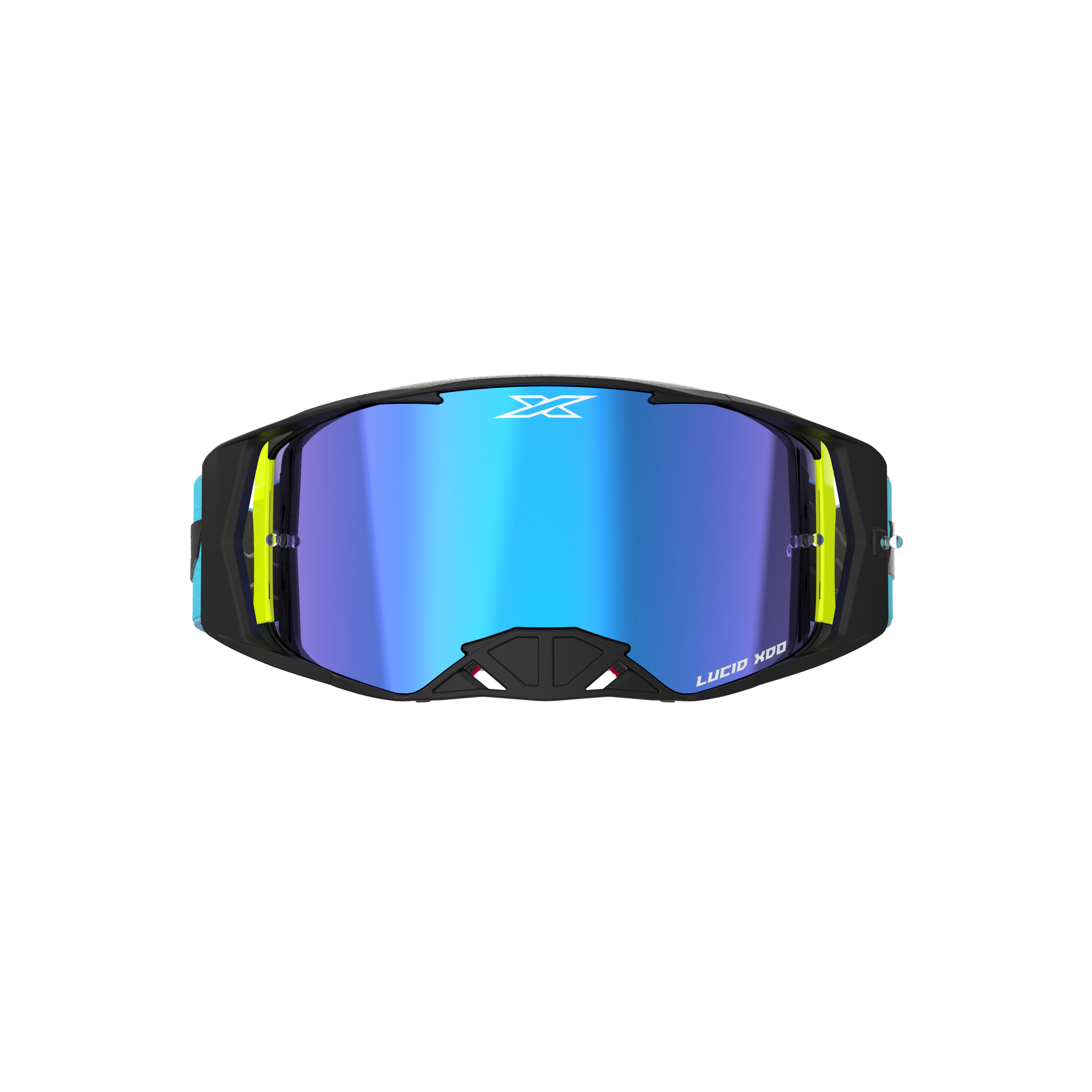 lucid goggles Lucid Goggle LUCID TM Flo Fade Blue - Blue Mirror Lens