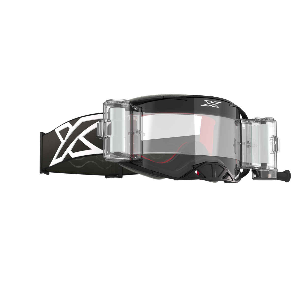 Lucid Goggle Race Pack Black &amp; White - Zip Off
