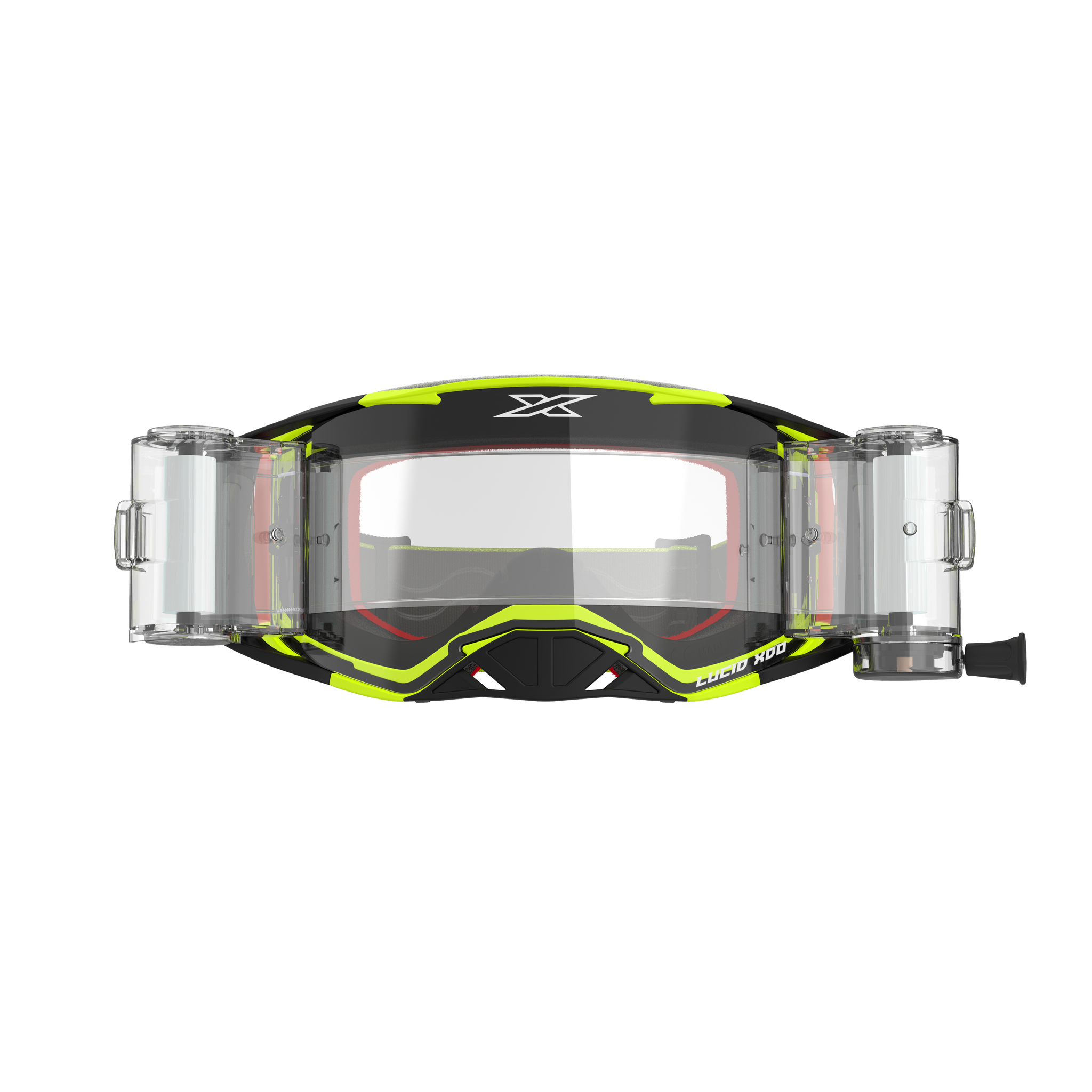 Lucid Goggle Race Pack Yellow Zip Off Clear