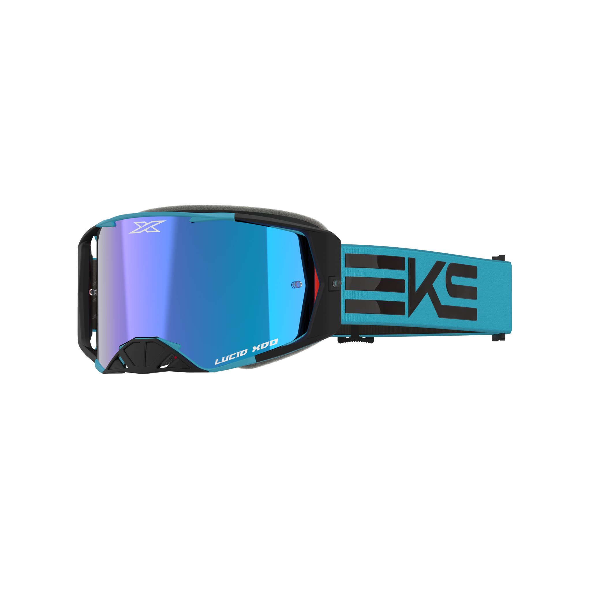 Lucid Goggle EKS Flag Teal Black