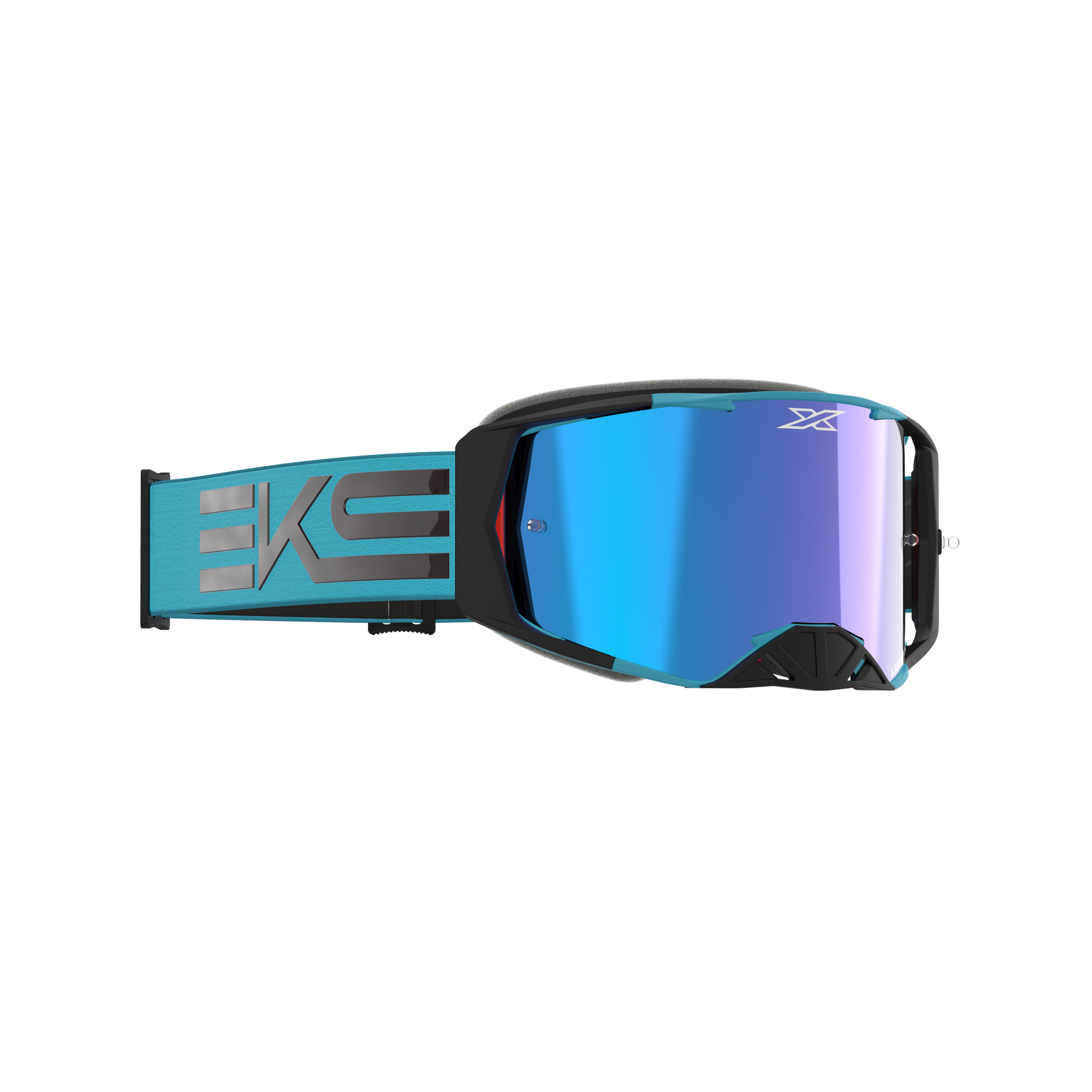 Lucid Goggle EKS Flag Teal Black