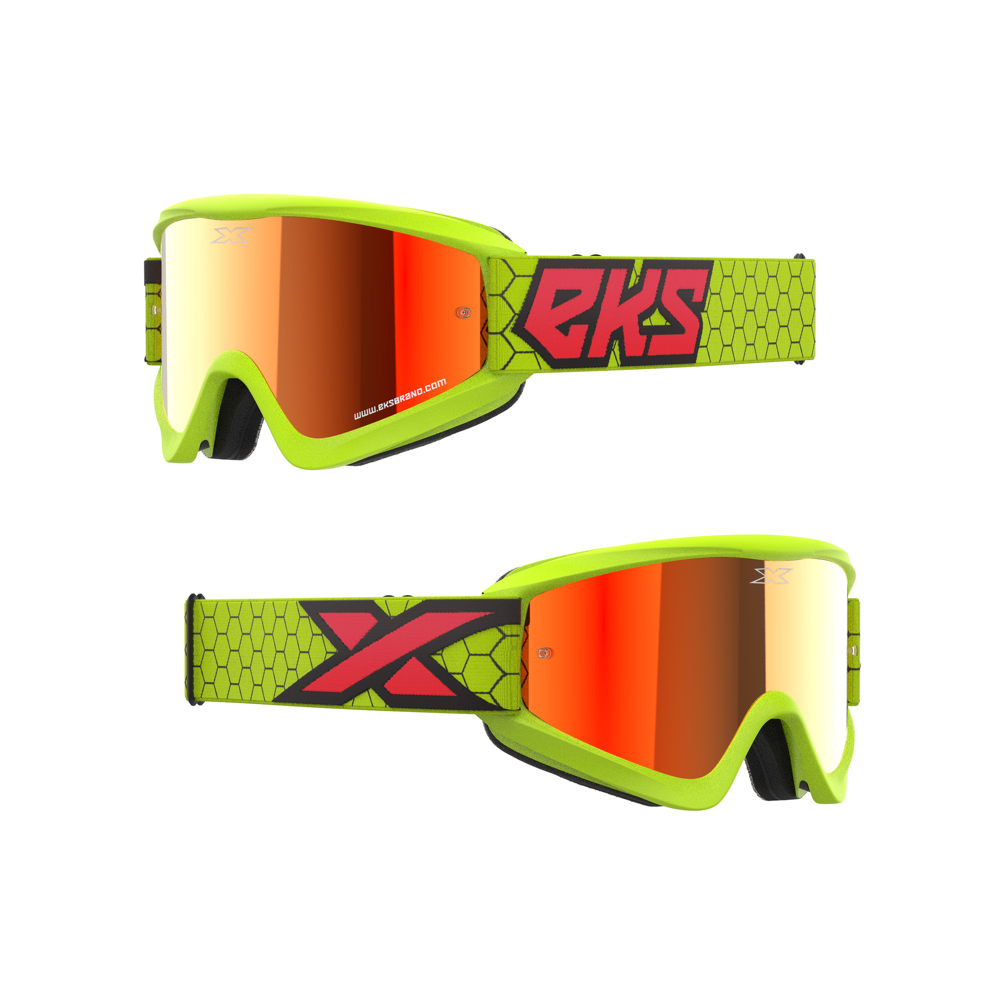 mozilla goggles EKS Brand GOX Flat-Out Mirror Goggle