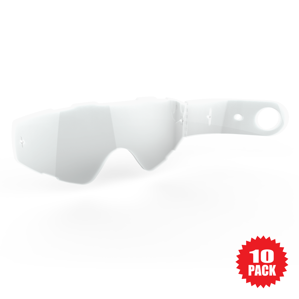 motocross goggles with tear offs Go X Tearoffs 20/Pk