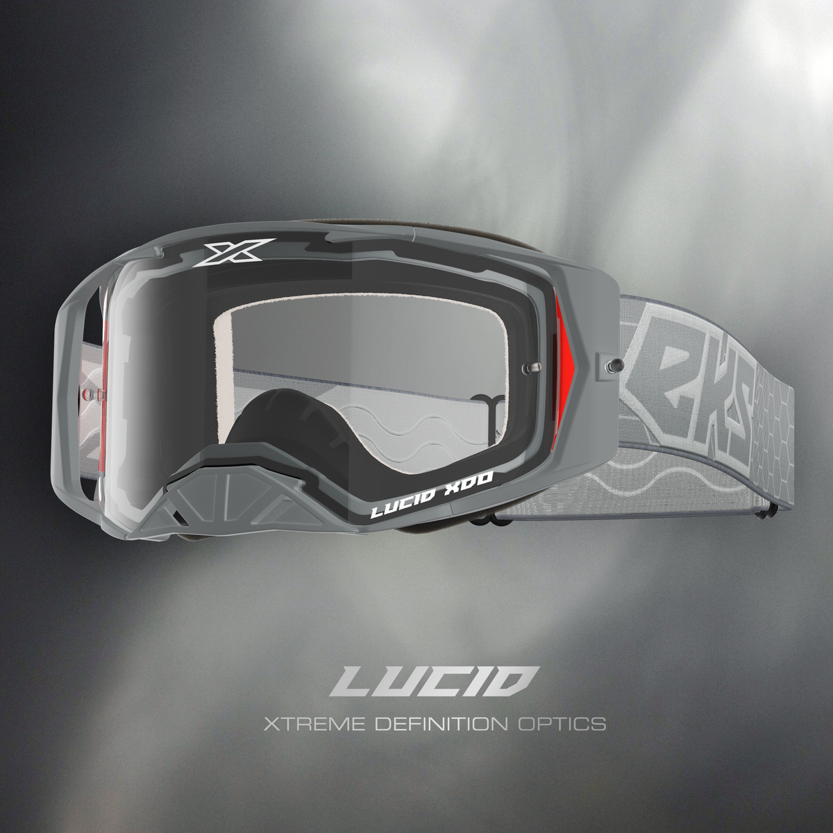 Lucid Goggle Stealth Grey - Clear Lens