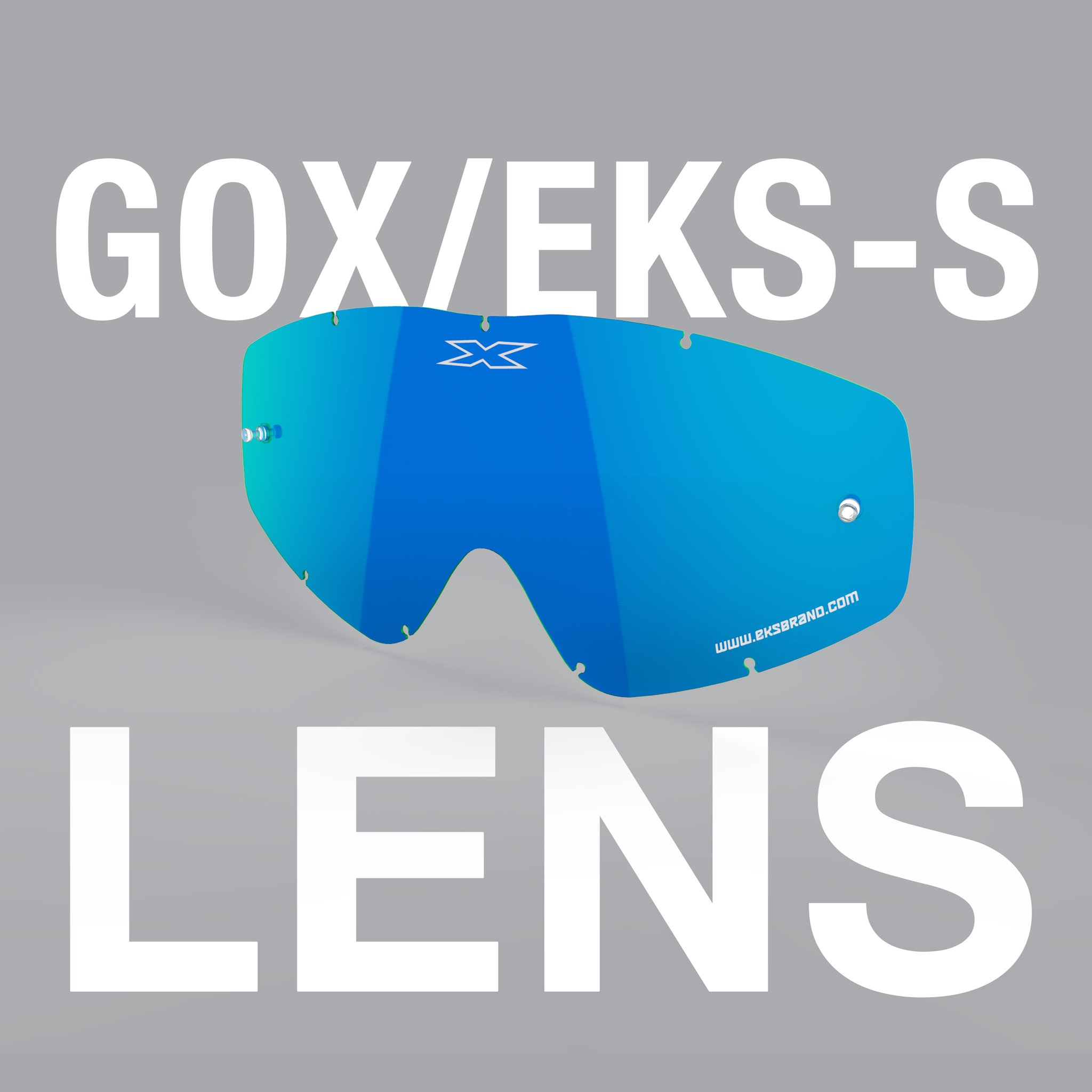 EKS Brand Goggle Replacement Lens Mirror and Colors Fit All GOX Models